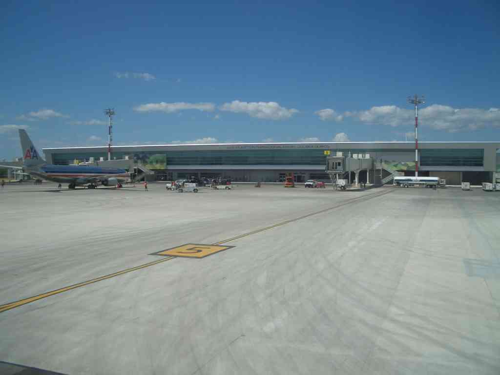 Liberia's brand new, state-of-the-art terminal! It had just opened a week or two before we arrived.