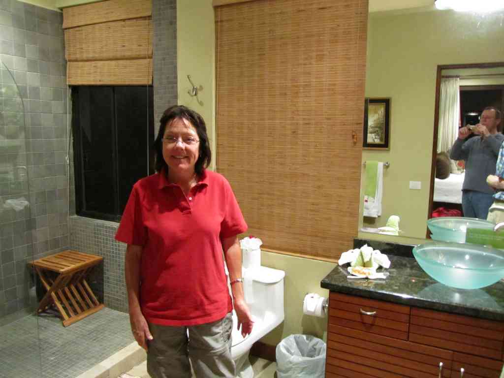 Even the bathrooms sported top-tier interior design. Dee Dee was absolutely thrilled with 'her' bathroom!