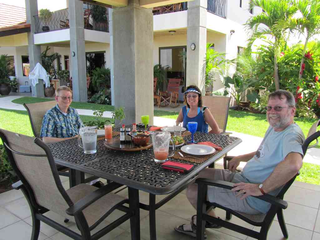 Lunch was also enjoyed outdoors! It is so wonderful that the Costa Rican weather allows for constant outdoor dining.