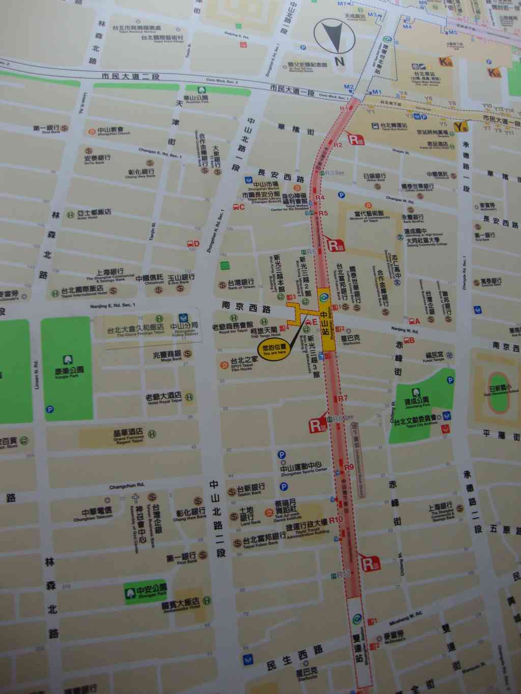The Regent is only two subway stops away from Ximending. Since we had all our luggage, we mapped out the exact route to ensure we found the nearest station elevator!
