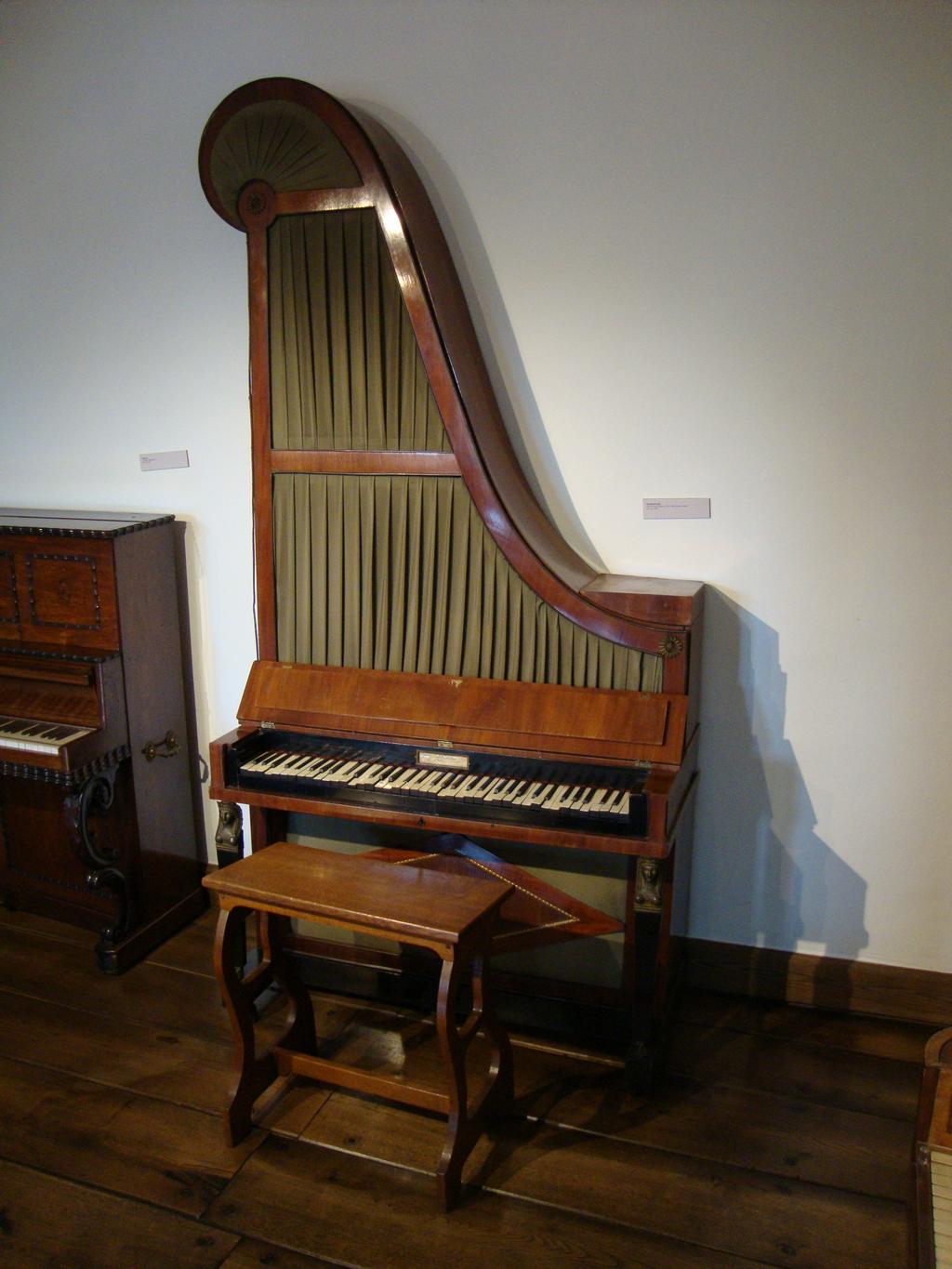 This was the first time I had ever seen a vertical piano!