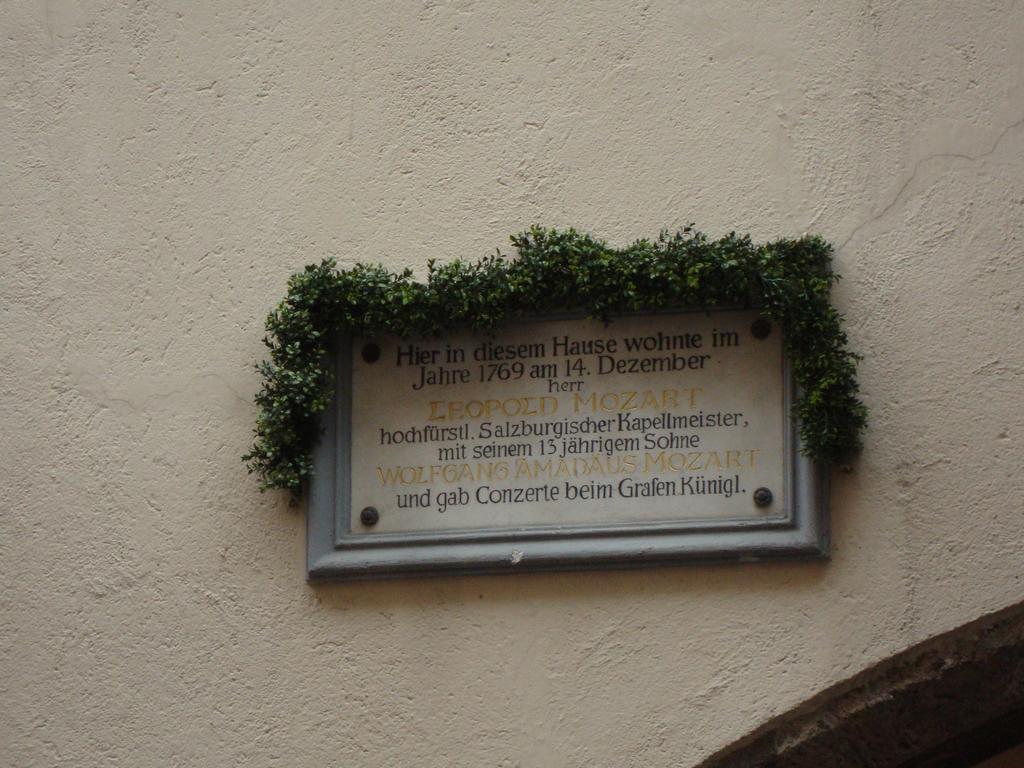 The classical composer Mozart also visited Innsbruck... though he was here a few years before my first visit! ;-)