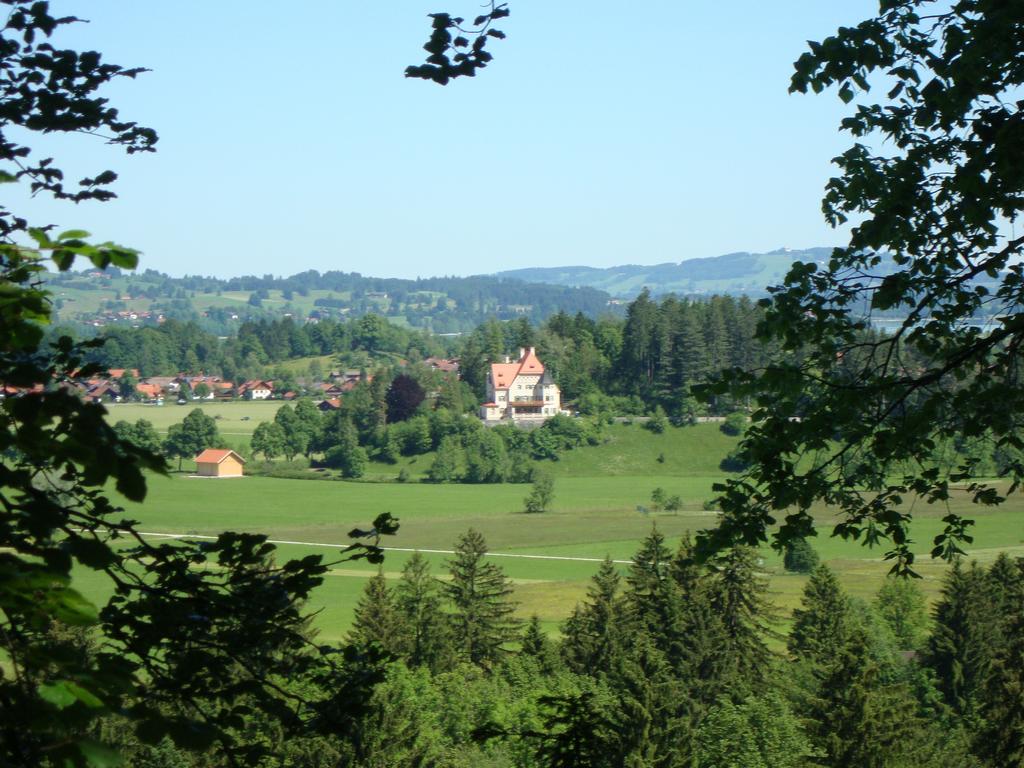 Gorgeous views from the Hohenschwangau courtyard.