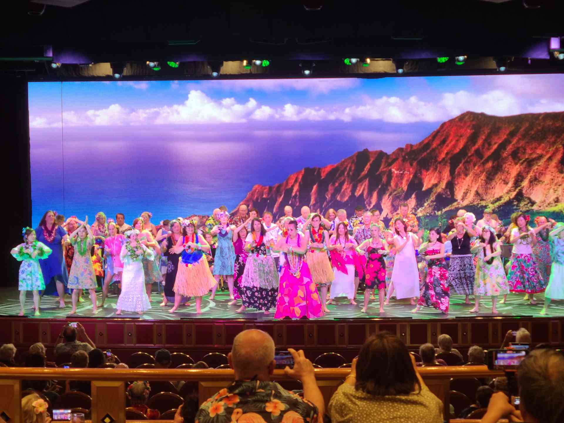 Every night there was a different, professional show.