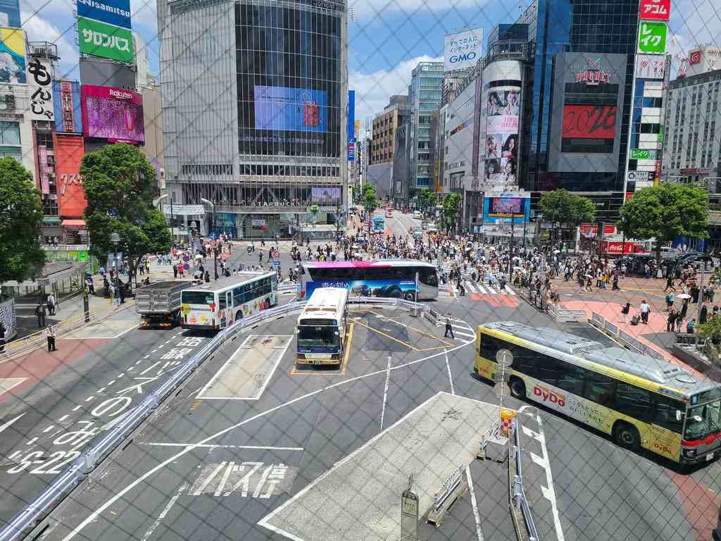 The legendary, world-famous Tokyo Scramble Crossing!